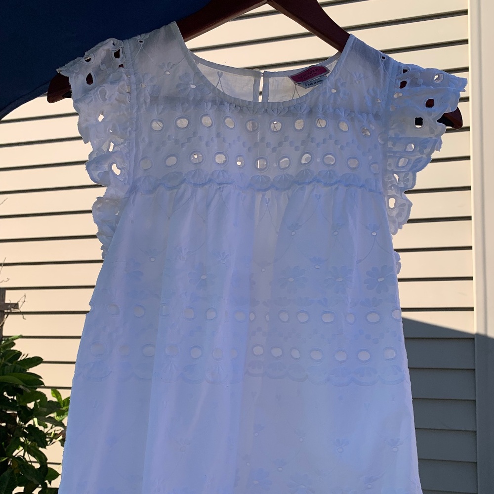 Kate Spade White Eyelet Shirt